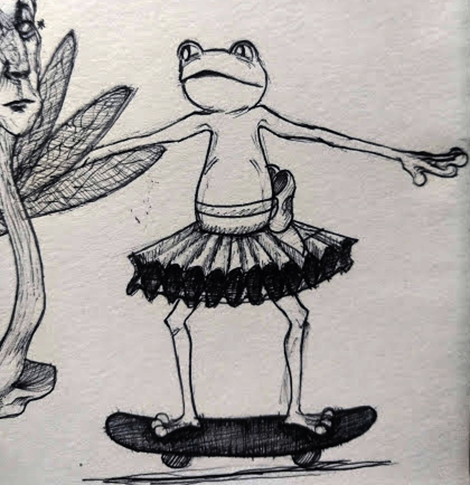 Skater frog